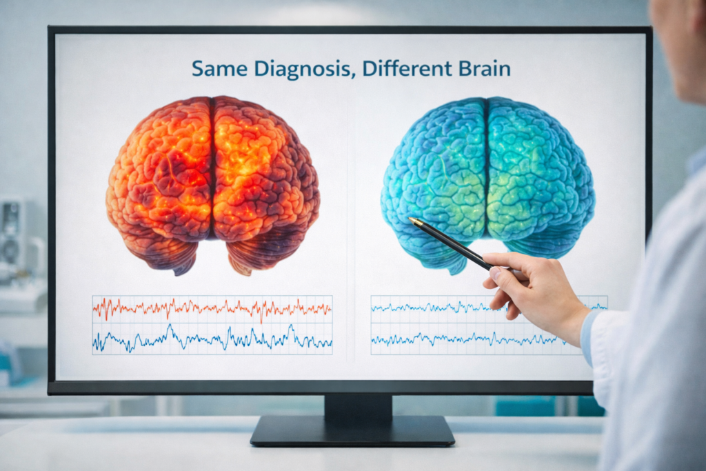 Why Same Diagnosis Shows Different Brainwave Patterns
