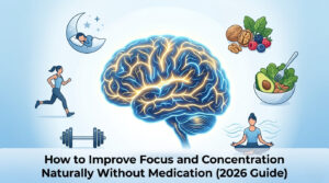 How to Improve Focus and Concentration Naturally Without Medication (2026 Guide)